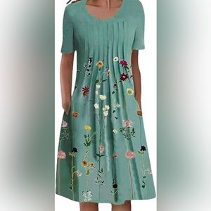 Floral Tshirt dress.